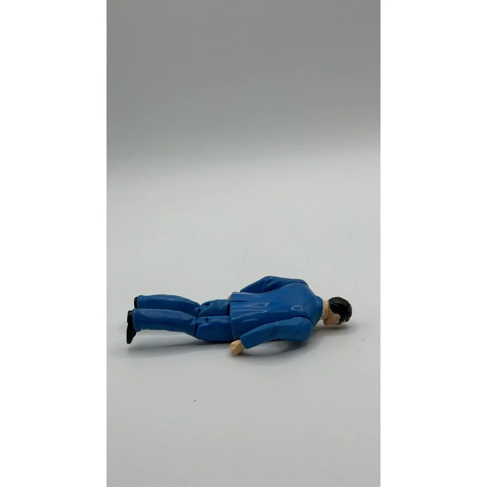 Vintage 1984 Kenner Super Powers Clark Kent Action Figure DC Comics Blue Suit